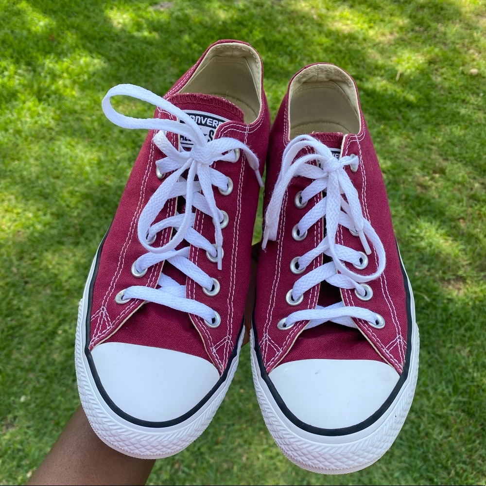 Maroon Converse